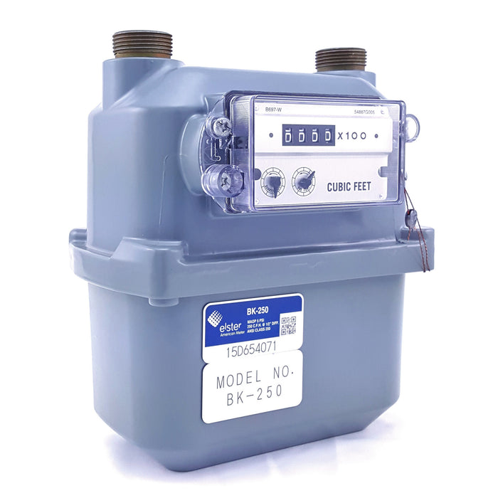1" AC250-NX Diaphragm Gas Meter | 250 MBH