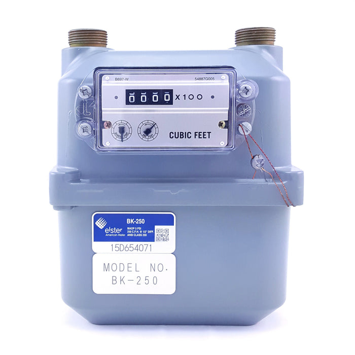 1" AC250-NX Diaphragm Gas Meter | 250 MBH