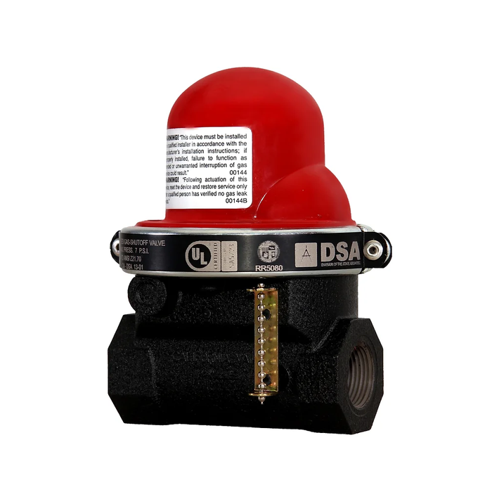 1" Earthquake Shut-off Valves