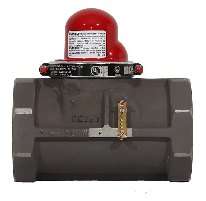 Earthquake Shut-off Valves